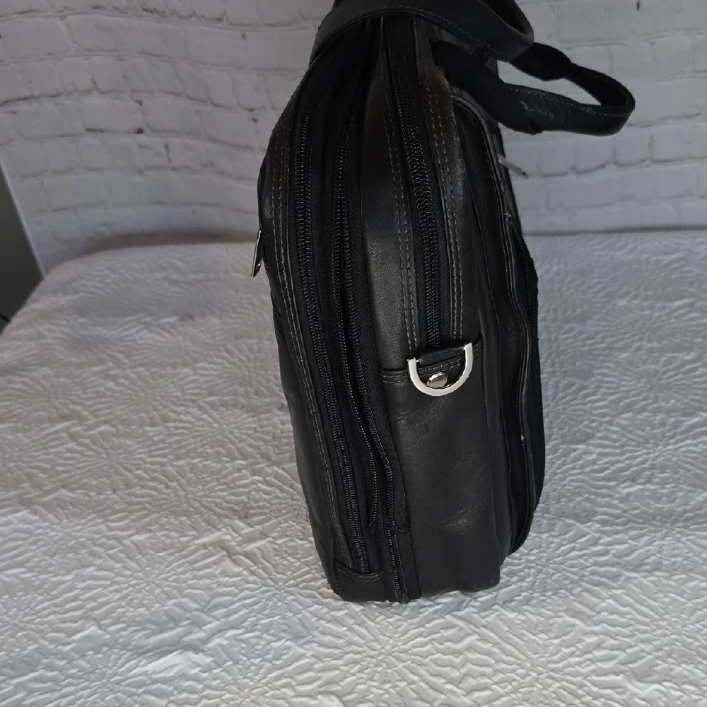 Wilsons Leather Black Laptop‎ Bag